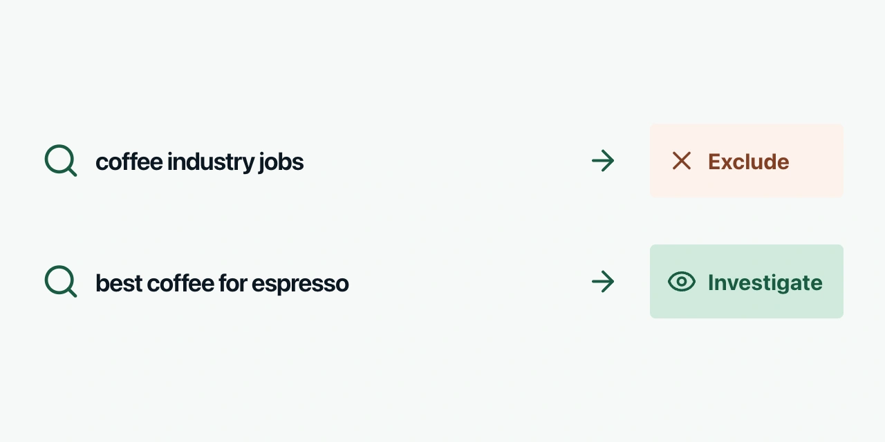 Coffee industry jobs is irrelevant demand; best coffee for espresso needs investigation before exclusion.